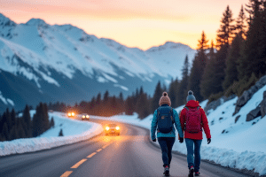 trajet Moutiers a Val Thorens